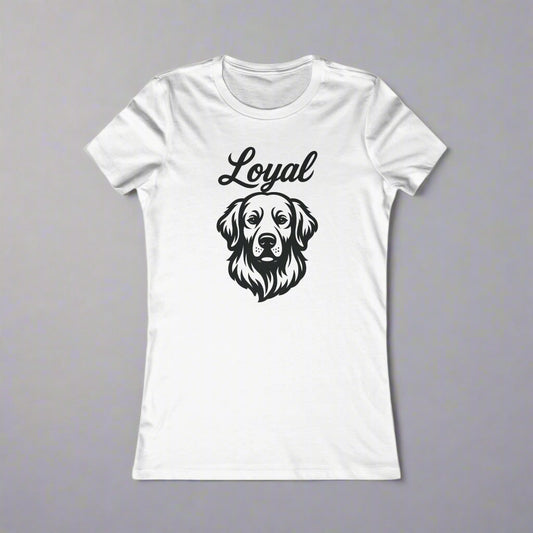 Loyal Golden Retriever Dog Lover Tee, Pet Owner Gift, Animal Lover Shirt, Casual Wear, Birthday Gift, Unisex Top, Everyday Style, Adult Unisex T-Shirt