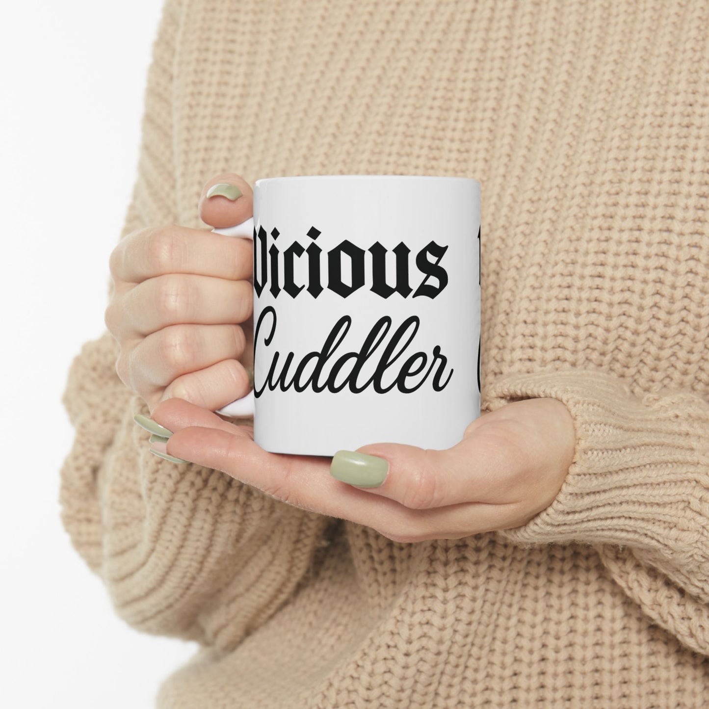 Vicious Cuddler Ceramic Mug - Unique Coffee Cup for Pet Lovers, Cute Gift for Birthdays and Holidays, Funny Drinking Mug, Adult Unisex T-Shirt
