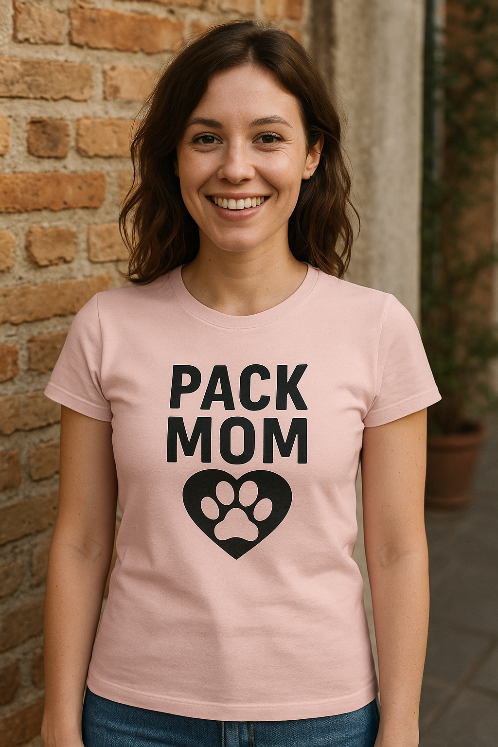 Pack Mom Dog Rescue Shirt – Women’s Fitted Bella+Canvas Tee | Dog Mom Gift | Adopt Don’t Shop adult, Adult Unisex T-Shirt