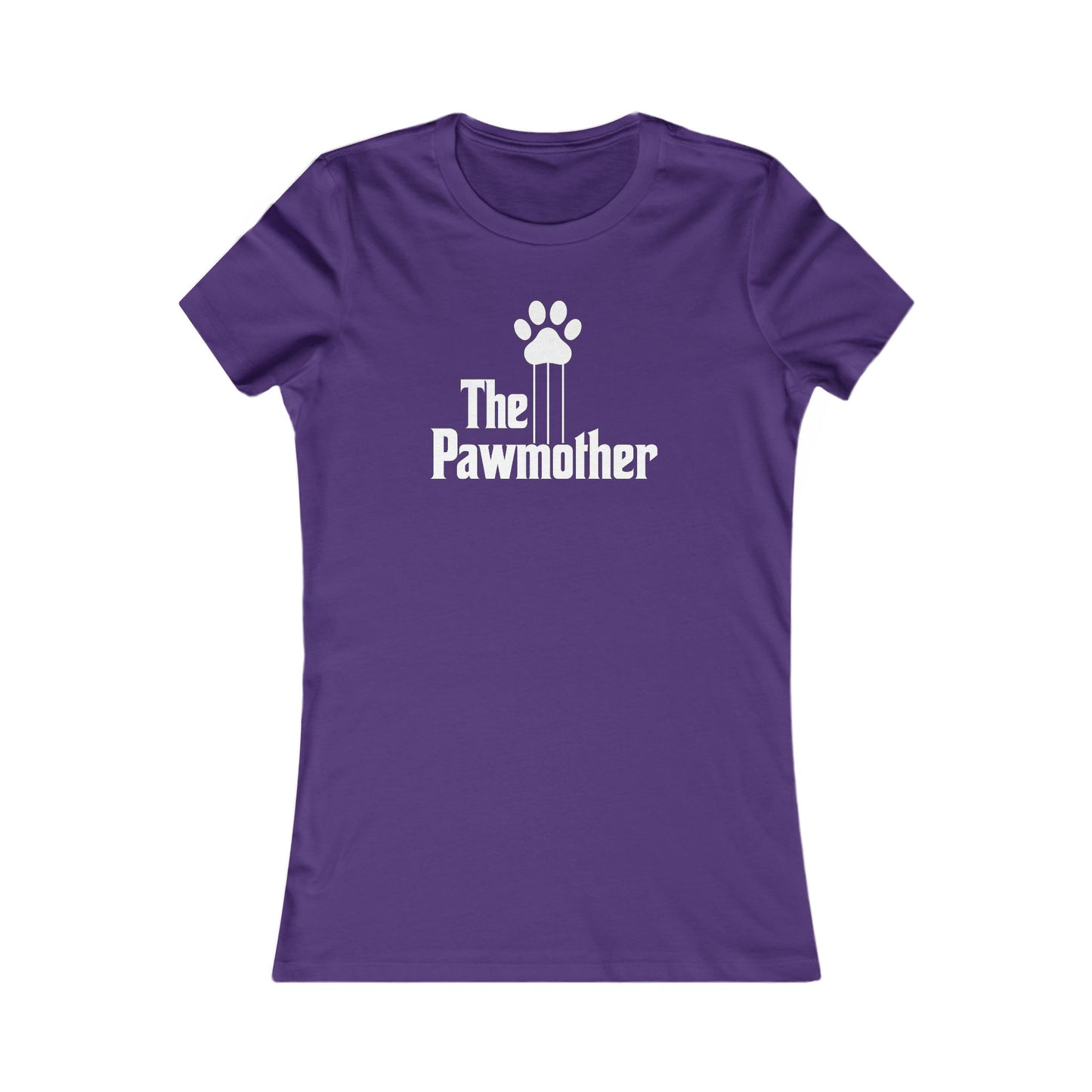 The Pawmother Dog Rescue T-Shirt – Funny Pet Parody Tee for Women, Bold Godfather-Inspired Design, White Ink on Dark Colors, Gift for Dog Moms adult