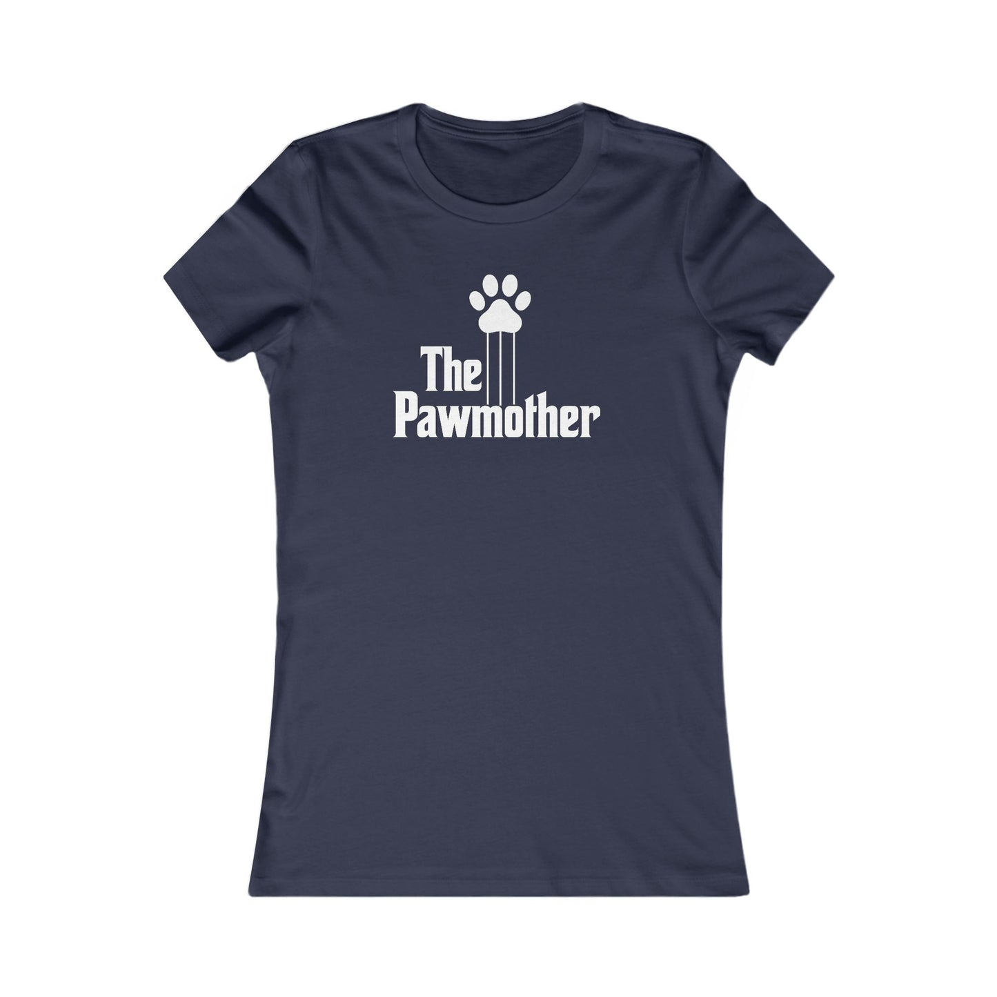 The Pawmother Dog Rescue T-Shirt – Funny Pet Parody Tee for Women, Bold Godfather-Inspired Design, White Ink on Dark Colors, Gift for Dog Moms adult