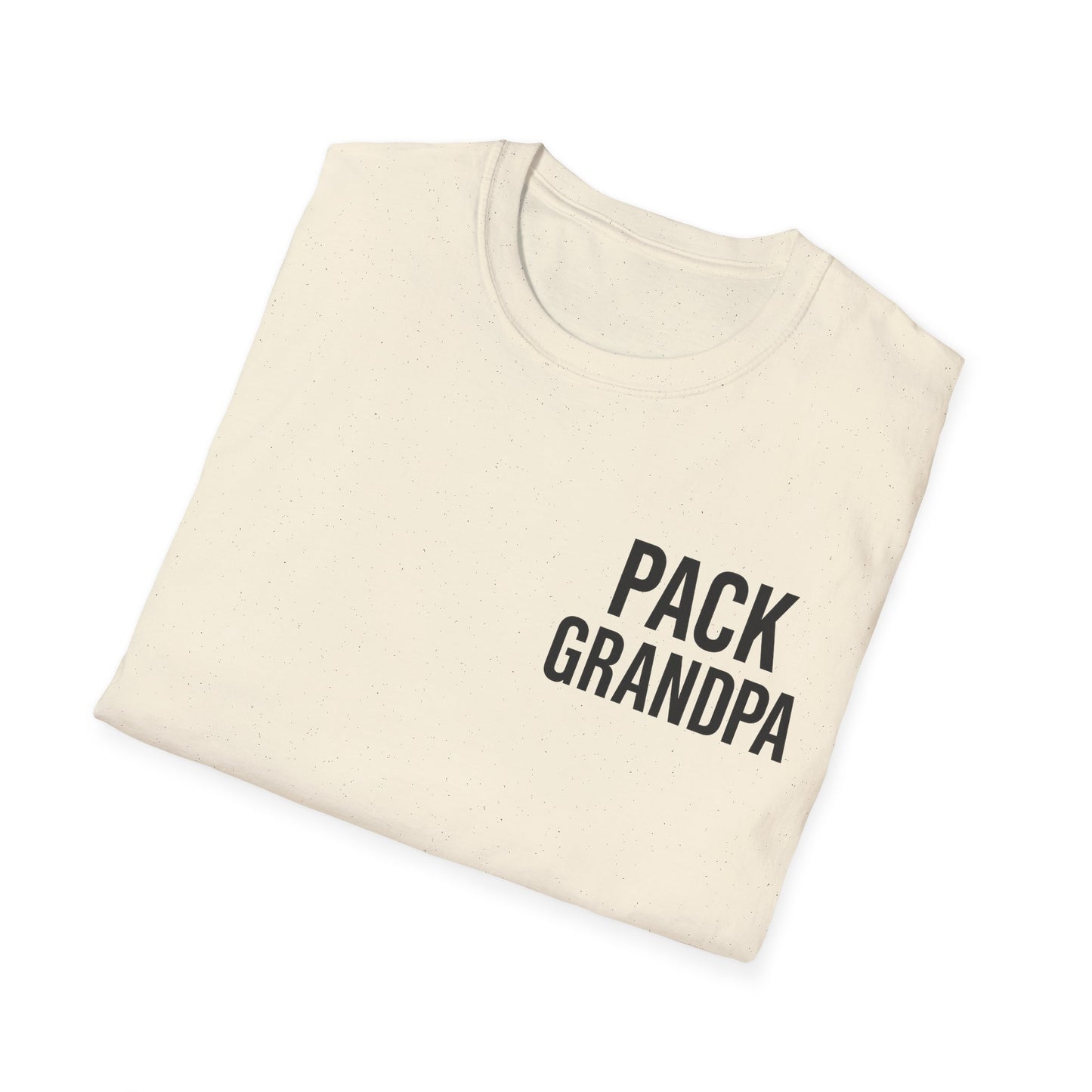 Pack Grandpa T-Shirt | Dog Rescue T-Shirt for Grandpa | Matching Family T-Shirt with Paw Print | $1 Donated to Animal Rescue, Adult Unisex T-Shirt