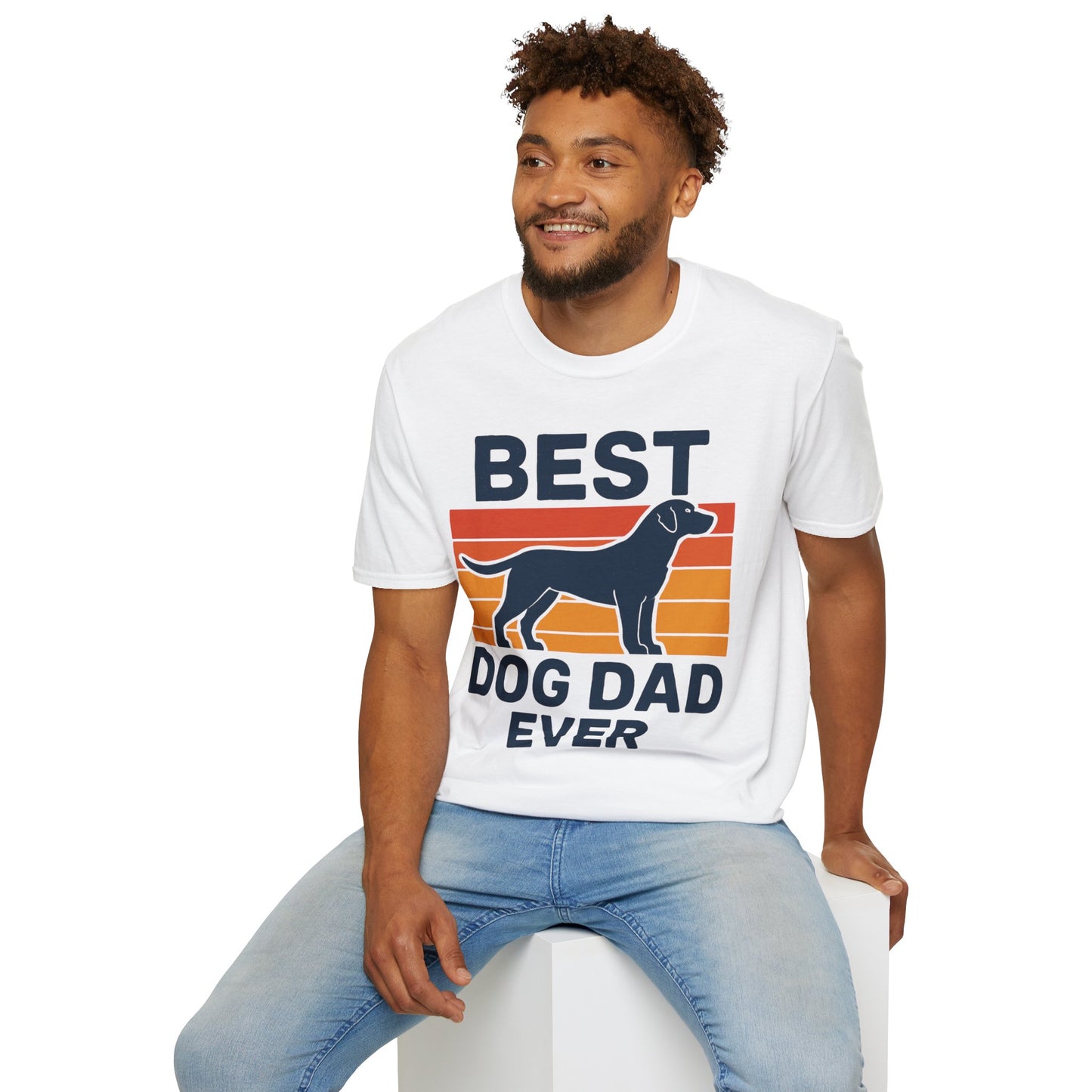 Best Dog Dad Ever T-Shirt | Adult Unisex Softstyle Tee for Dog Lovers, Gift for Father's Day, Pet Owner Apparel, Casual Wear, Animal [...]
