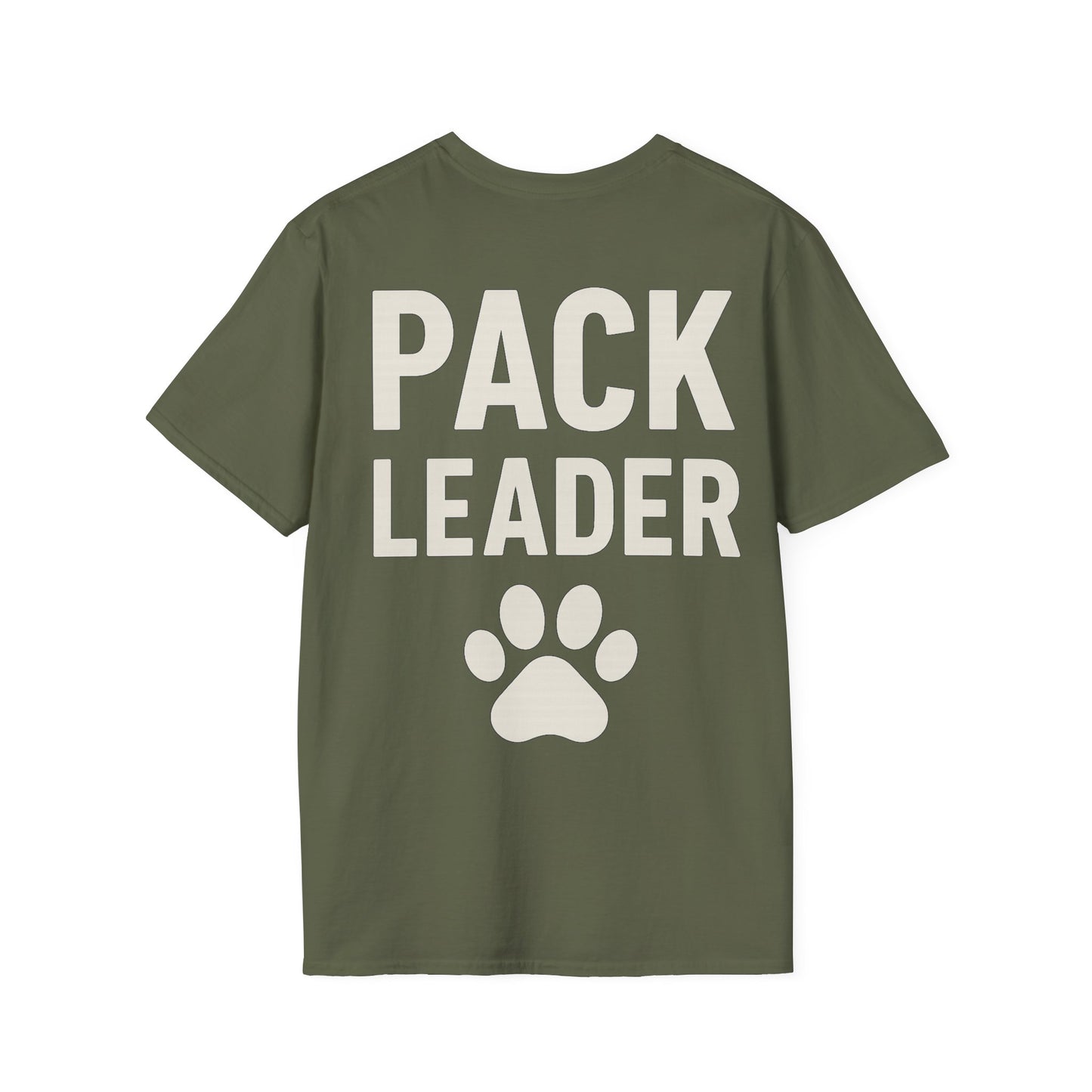 Pack Leader Dog T-Shirt – Two Sided Rescue Tee – Front Pack Member Logo – Back Pack Leader Design – Matching Family Rescue Apparel – Pitbull Dog Lover Gift – Join the Pack Shirt – Parent Pack Alpha Tee, Adult Unisex T-Shirt