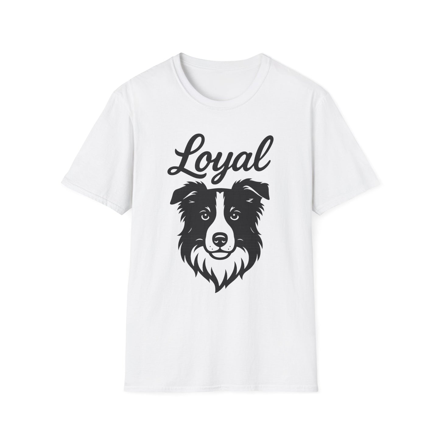 Loyal Border Collie T-Shirt – Dog Lover Gift for Herding Breed Fans, Pet Owner Apparel, Animal Rescue Support Tee, Adult Unisex T-Shirt