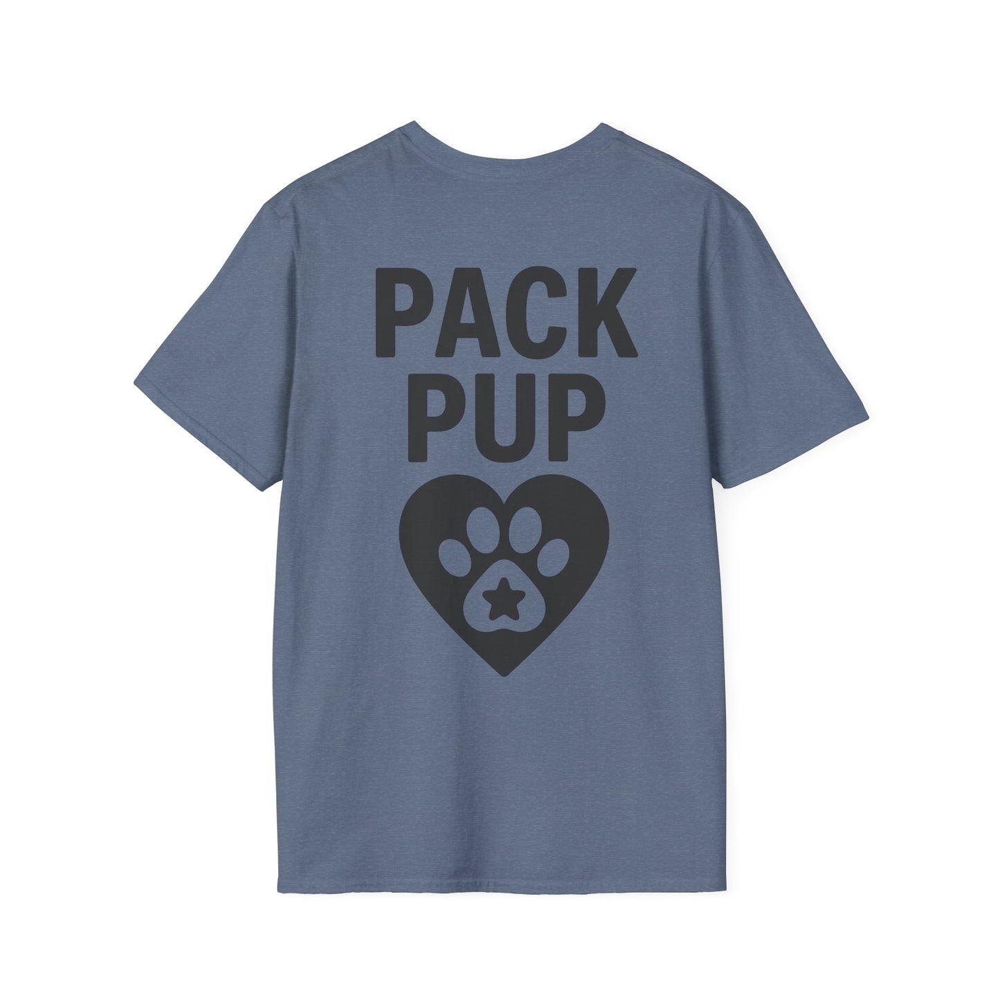 Pack Pup Rescue T-Shirt – Two Sided Dog Lover Tee – Front Pack Member Logo – Back Pack Pup Design – Gildan 64000 Unisex Fit – Matching Family Rescue Apparel – Older Kids or Teens – Animal Shelter Support – Full Pack Set, Adult Unisex T-Shirt