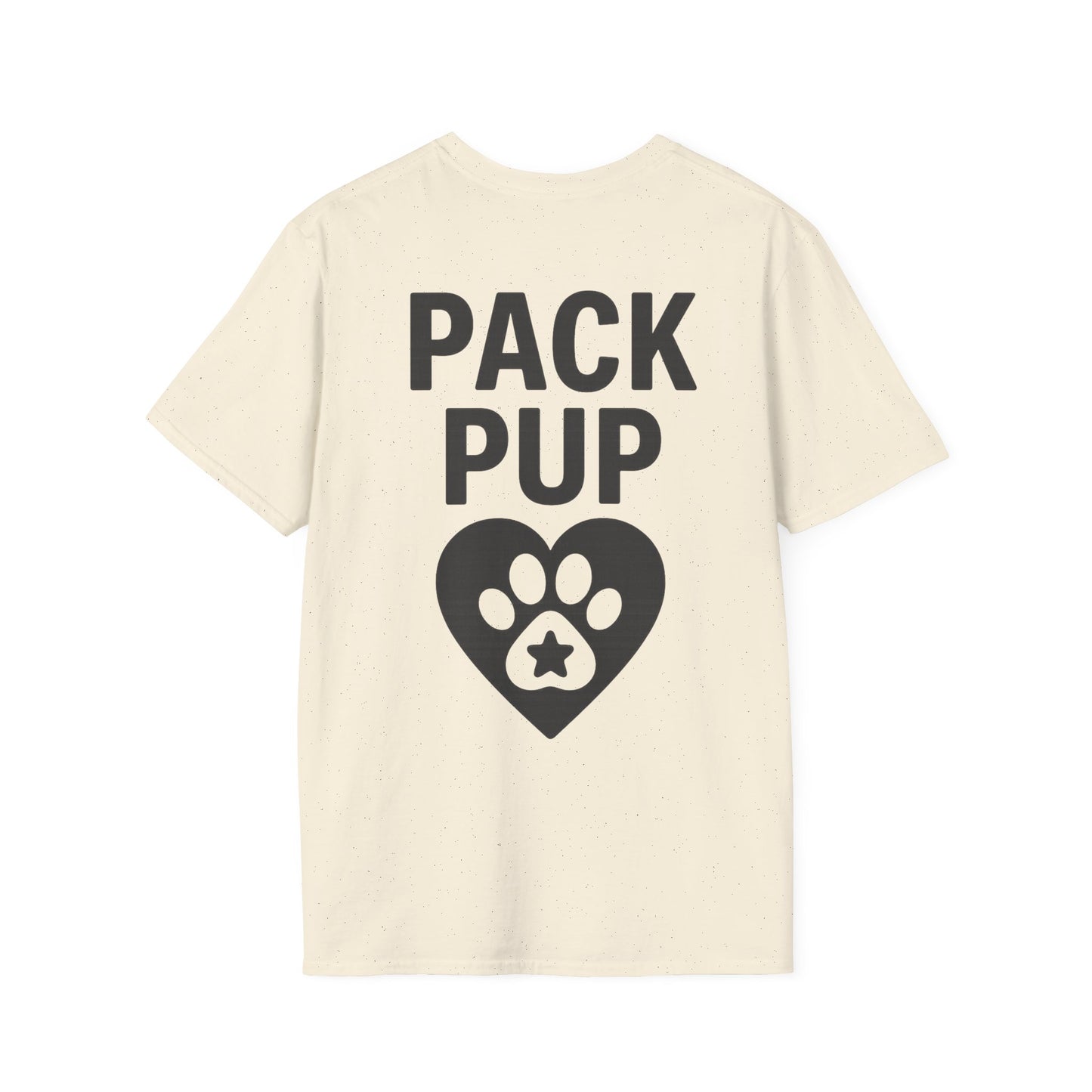 Pack Pup Rescue T-Shirt – Two Sided Dog Lover Tee – Front Pack Member Logo – Back Pack Pup Design – Gildan 64000 Unisex Fit – Matching Family Rescue Apparel – Older Kids or Teens – Animal Shelter Support – Full Pack Set, Adult Unisex T-Shirt