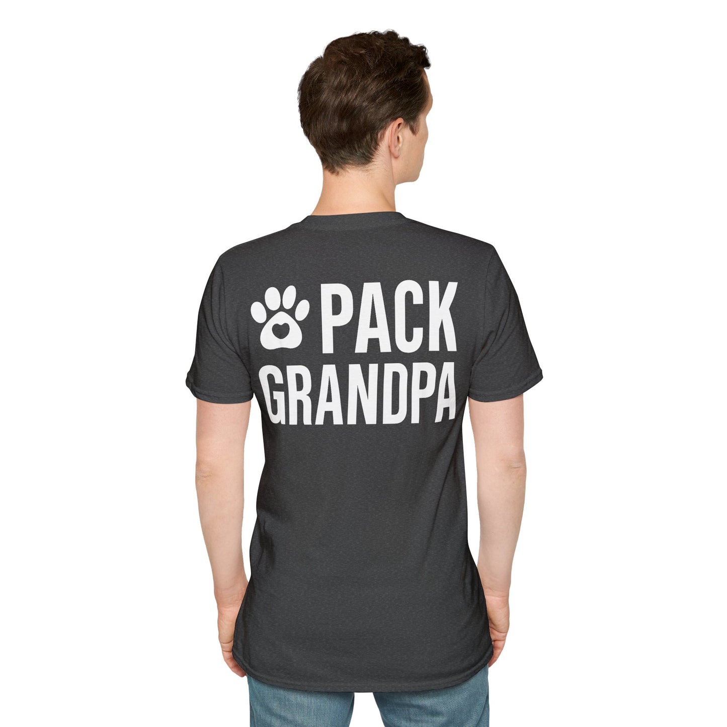 Pack Grandpa T-Shirt | Dog Rescue Family Tee for Grandpa | Matching Pack T-Shirt for Father’s Day | $1 Donated to Animal Rescue, Adult Unisex T-Shirt