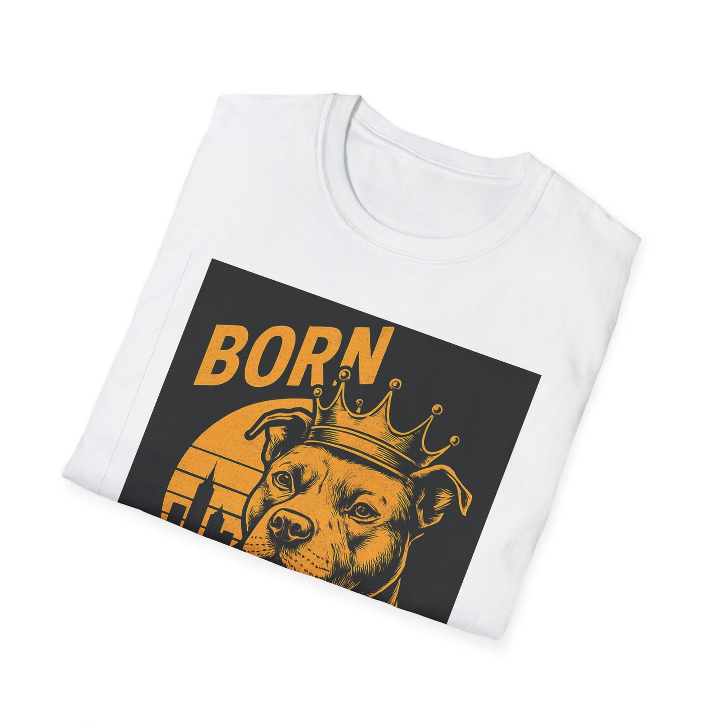 Born To Rule Adult Unisex T-Shirt Pit Bull Rules | Unique Graphic Tee, Perfect Gift for Pet Owners, Animal Lovers, Casual Wear, Everyday Style