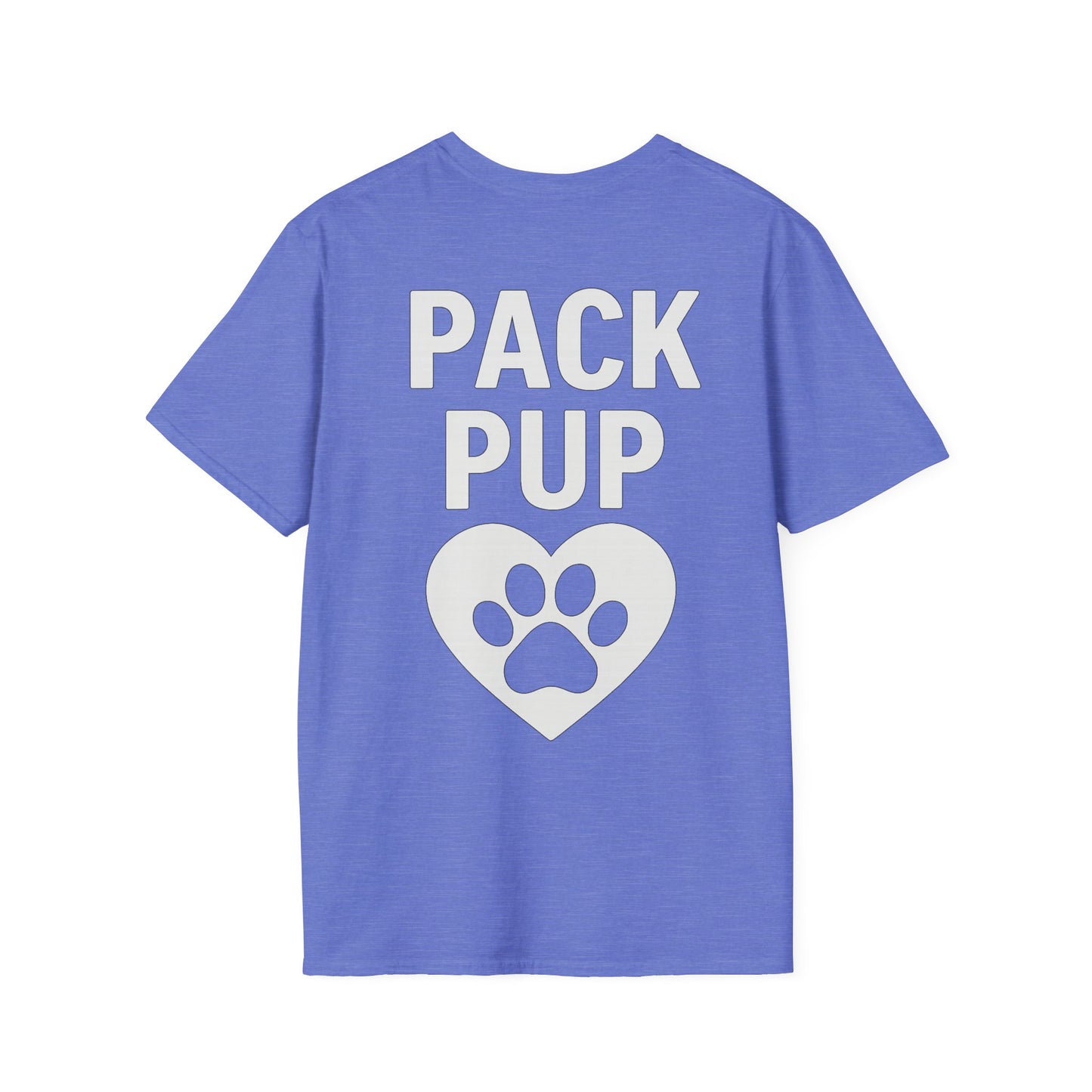 Pack Pup Rescue Shirt – Two Sided Dog Lover Tee – Front Pack Member Logo – Back Pack Pup Design – Gildan 64000 Unisex Fit – Matching Family Rescue Apparel – Older Kids or Teens – Animal Shelter Support – Full Pack Set, Adult Unisex T-Shirt
